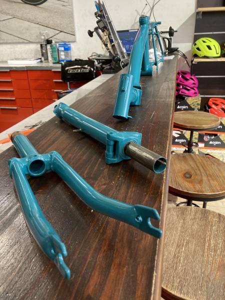 peinture de vélo à Lyon